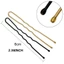 DARON 50 Chiếc Kẹp Tóc Kim Loại, Salon Grip Clip Bobby Pin U Shape Barrette, Phụ Kiện Tóc Dụng Cụ Tạo Kiểu Cho Bun 5 / 6 / 7cm Kiểu Tóc Kẹp Tóc Nữ