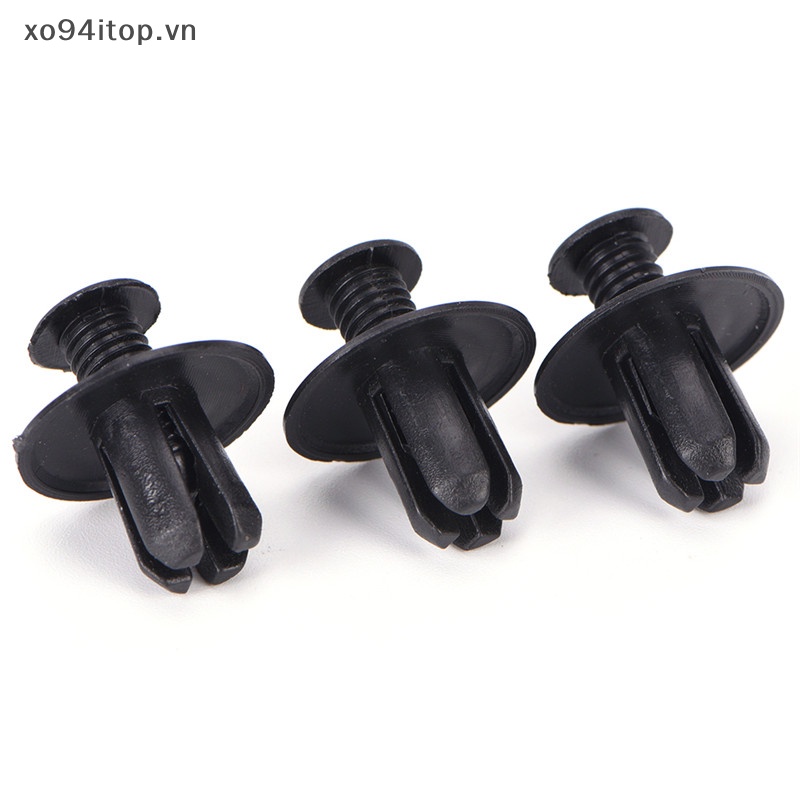 50 đinh tán nhựa 8mm màu đen cho ô tô