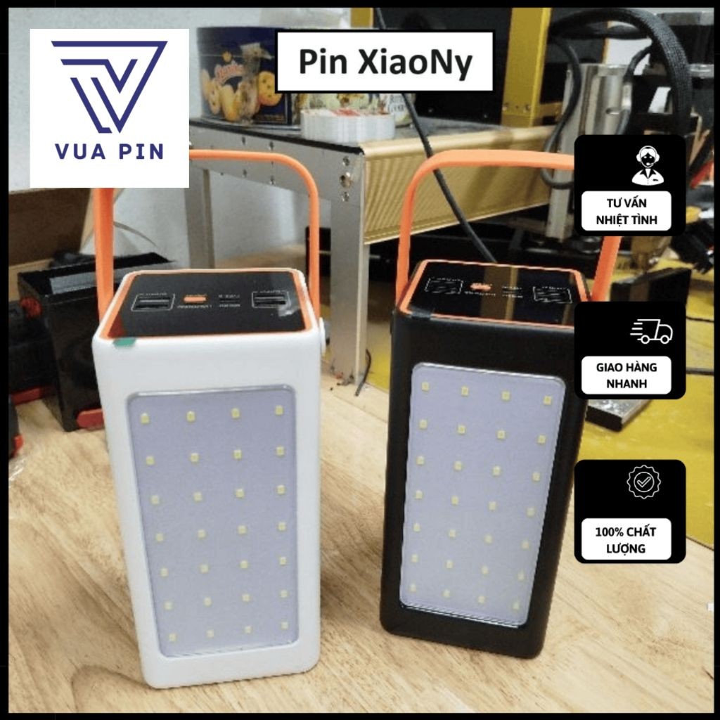 Box dự phòng 100.000mah 8 cổng kết nối 28 mắt led bao test - Vua Pin 98 ...