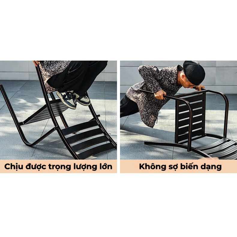 Bộ bàn ghế sân vườn ngoài trời HCN Bộ bàn ghế ban công ngoài trời nhôm đúc Bàn ghế ngoài trời - HP31