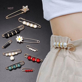 Julyhot 3 Chiếc Quần Áo Nữ Thổ Cẩm Bộ Ngọc Trai Kim Cương Giả Thổ Cẩm Cho Nữ Ve Áo Pin Thắt Lưng Pin Tự Làm Phụ Kiện Massivedeals