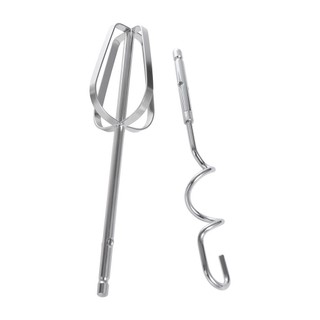 JARREDIWWO 1 Que trộn trứng cầm tay, Móc khuấy trứng điện bằng thép không gỉ bền bỉ, Bộ phận thay thế máy trộn điện bạc chống gỉ tiết kiệm