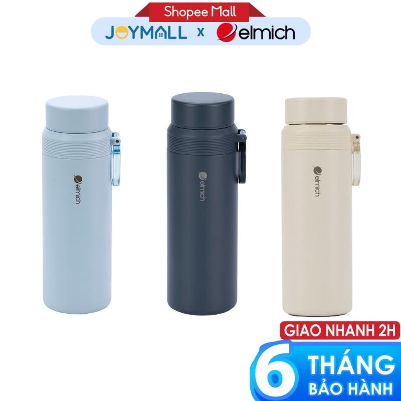 Bình Giữ Nhiệt Inox 304 Elmich EL8383 510ml EL8382 810ml, Hàng Chính Hãng,Quai Xách Tiện Lợi-JoyMall