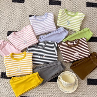 1-12 Tuổi Trẻ Em Bé Trai Bé Gái Bộ Đồ Ngủ Bộ Đồ Ngủ Cho Bé Tập Đi 100% Cotton Màu Sọc Bộ Đồ Ngủ Váy Ngủ
