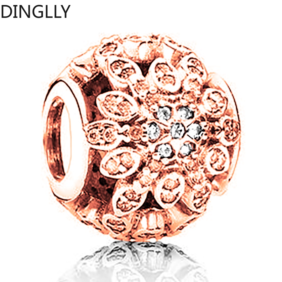 Ong Vàng Và Cây Giáng Sinh Đính Hạt Hoa Hồng Vàng Dream Catcher Charm Trang Sức Làm Hợp Kim Phụ Kiện