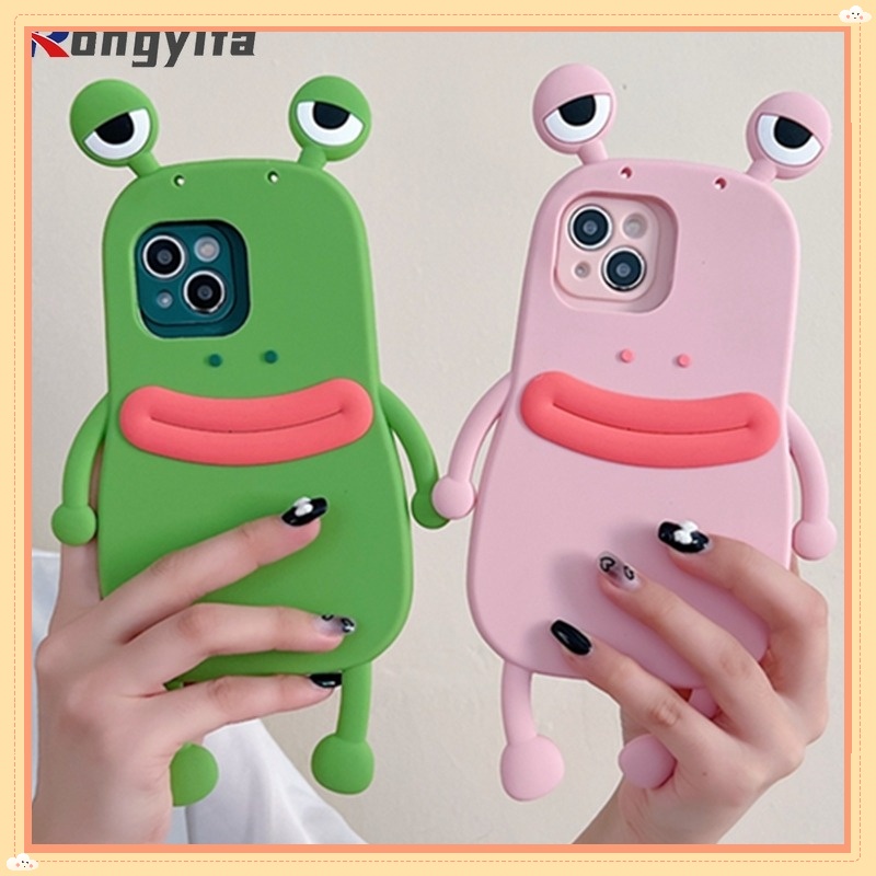 Ốp Silicon Ếch Dễ Thương Cho OPPO A5 Pro A3 A3X Realme C75X C75 14X 14 Pro Plus 12 Plus 11 GT7 Note 60 V70 V70S V60 Pro Phim Hoạt Hình Xanh Ếch Cặp Đôi Ốp lưng Miếng Dán Ốp Lưng