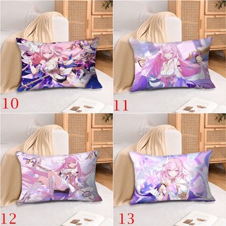Vỏ gối Honkai Impact 3 Elysia Vỏ gối Sofa Polyester in một mặt Trang trí nhà cửa (Không có lõi)