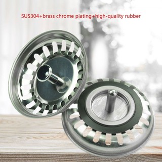 Com * 2 Bộ Lọc Bồn Rửa Chén Inox Thay Thế Giỏ Thoát Nước Bền Đẹp