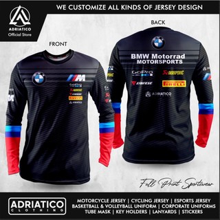 Áo Thun Thể Thao Dài Tay In Chữ "bmw motor" adriatico motorcycle jersey