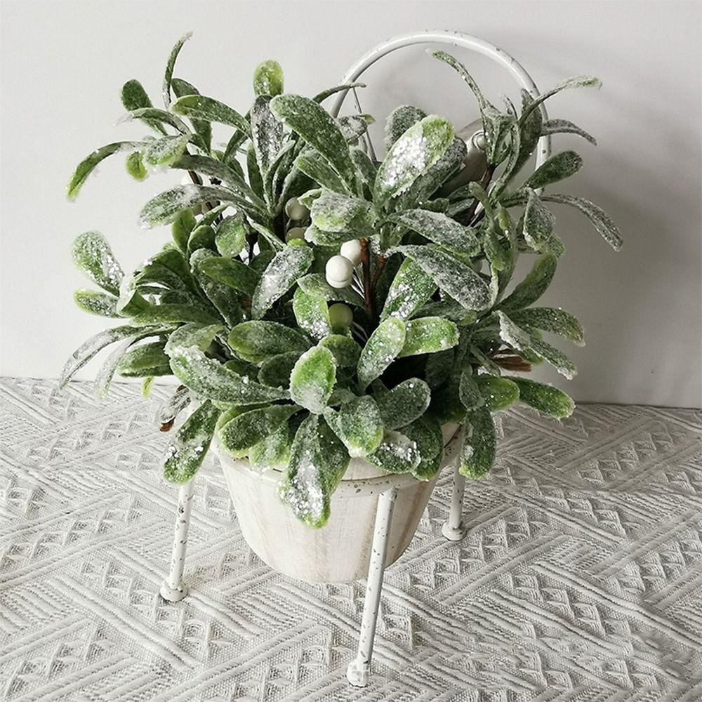 NORBORTO Cây cảnh treo nhân tạo, Đồ trang trí cây thông Noel bằng nhựa 23cm, Mô phỏng chắc chắn đáng tin cậy Trang trí cây thông Noel Trang trí nội thất