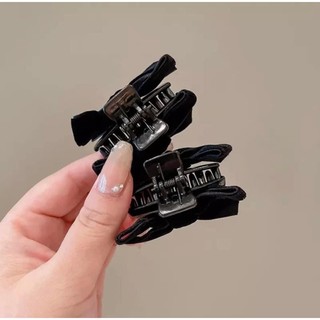 Set 2 kẹp tóc nơ xinh bằng vải Nhung