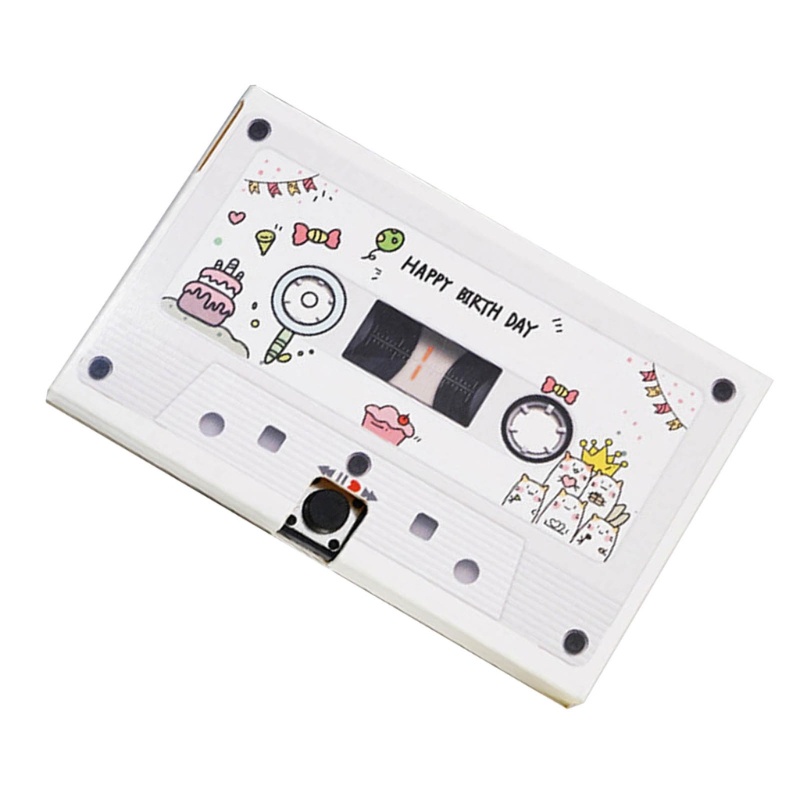 Thẻ chúc mừng trại Đầu ghi âm Thiết bị ghi hình băng Cassette Có thể ghi lại