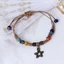 XGB Unisex Dân Tộc Dây Đeo Tay Gốm Đính Hạt Vòng Tay Handmade Lắc Tay Trang Sức Thời Trang