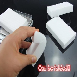 JKDESIGN 10 Miếng Bọt Biển Vệ Sinh Nhà Bếp, Rửa Sạch Loại Bỏ Bụi Bẩn Dầu Ma Thuật Xốp Tẩy, Nén Đôi Linh Hoạt Mật Độ Cao Đa Năng Dụng Cụ Vệ Sinh Phòng Tắm Văn Phòng
