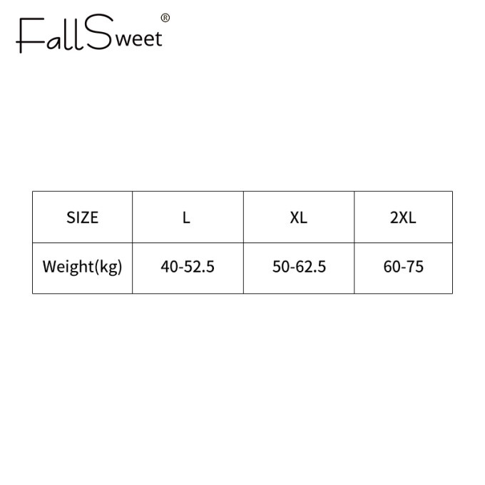 Ảnh FallSweet 40-75KG Quần Lót cotton Lưng Vừa Mềm Mại Thoáng Khí Cỡ Lớn l-2xl Thời Trang Cho Nữ 2