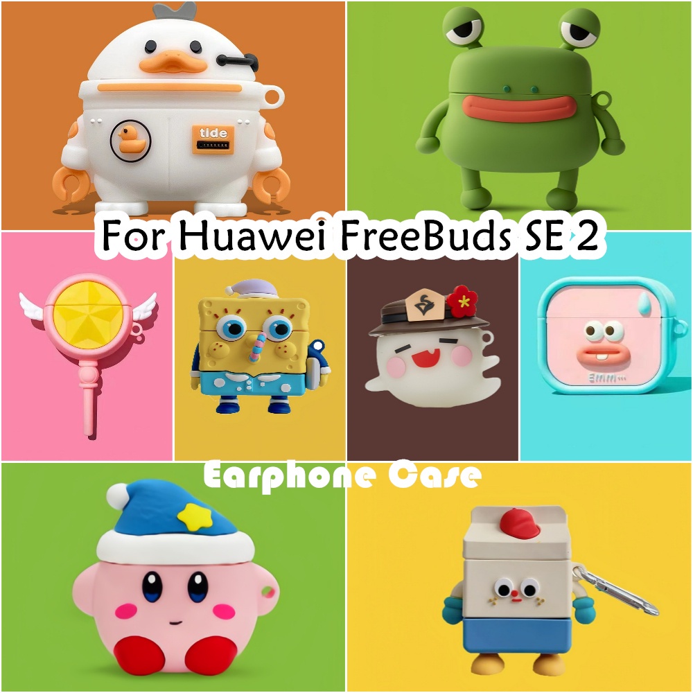 [Ngôi sao tương lai] Dành cho Ốp lưng Huawei FreeBuds SE 2 họa tiết ba chiều sáng tạo Vỏ tai nghe silicon mềm Vỏ bọc NO.3