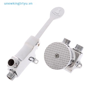 Unewtyu 1 Vòi Đồng Lưu Vực Gắn Sàn Bàn Đạp Chân Đơn Bệnh Viện Phòng Thí Nghiệm Chân Tập Nhà Bếp Bồn Rửa Phòng Tắm VN