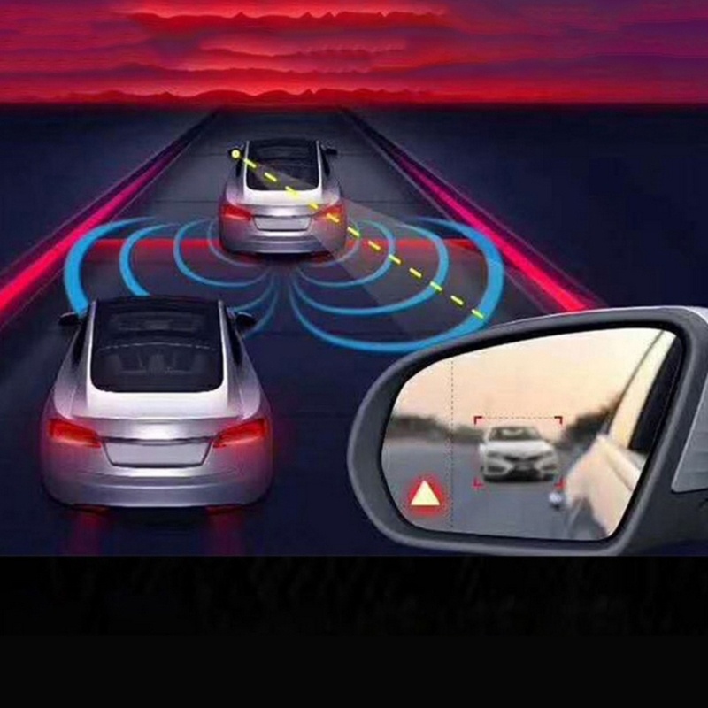 Mon 2 Chiếc Xe BSD Cảnh Báo Ánh Sáng Báo Động Điểm Mù Hệ Thống Phát Hiện An Toàn Lái Xe Radar Thay Đổi Lane Hỗ Trợ Siêu Âm Se