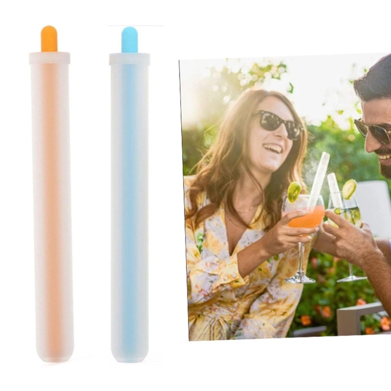 OXXGGKAO Silicone Băng Ống Hút Khuôn Uống Ống Hút Khuôn Có Thể Tái Sử Dụng Milkshak Ống Hút Khuôn Nhà Bếp Thanh Whisky Dụng Cụ Uống D
