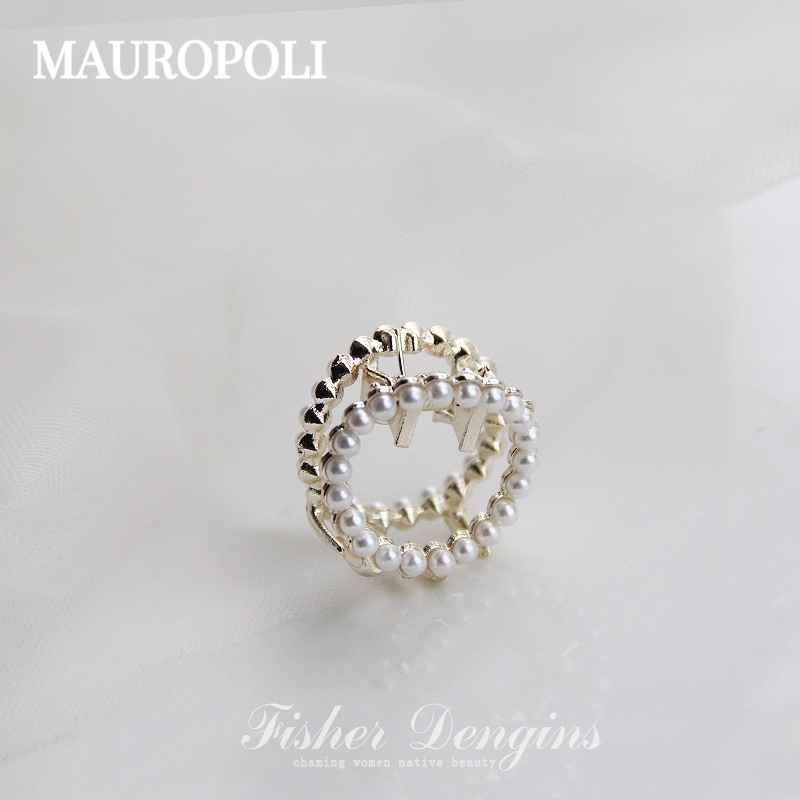 Mauropoli [Sẵn Sàng] Kẹp Tóc Nhỏ Ngọc Trai Phong Cách Mới Kẹp Tròn Nhỏ Nữ Nhỏ Tinh Tế Nổ Bên Kẹp Mũ Đội Đầu