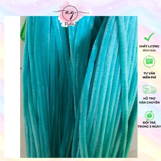 [HỎA TỐC HCM 2H] 50/100 sợi Kẽm nhung làm hoa handmade loại 1 lông đều dày mềm mịn nhiều màu AG.FASHION