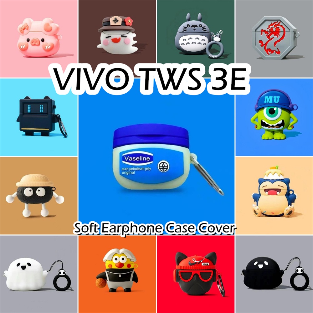 VIVO [Ngôi sao tương lai] Dành cho VIVOTWS 3E Dòng phim hoạt hình chống rơi Vỏ tai nghe silicon mềm Vỏ bọc NO.2