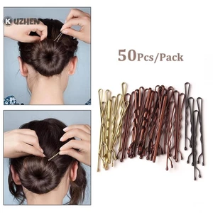 Kuzhen 50 Chiếc Kẹp Tóc Nữ 5cm, Kiểu Xoăn Sóng, Tạo Kiểu Tóc, Phụ Kiện Tóc HOT