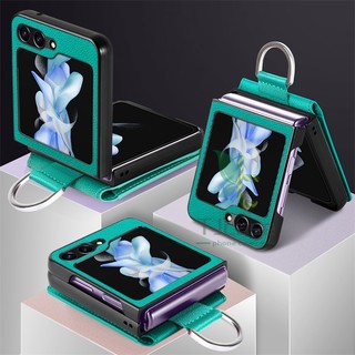 Bao Da Điện Thoại pc Cứng Dạng Ví Nắp Lật 3 Ngăn Đựng Thẻ Và Giá Đỡ Cho samsung galaxy z flip 5 z flip 4 z flip Ốp