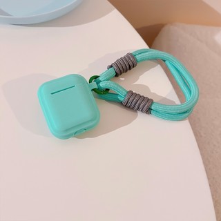 Vỏ Bảo Vệ Hộp Sạc Tai Nghe airpod 1 / 2 / 3 3 pro 2 Bằng Silicon tpu Có Móc Treo Đơn Giản Tiện Dụng