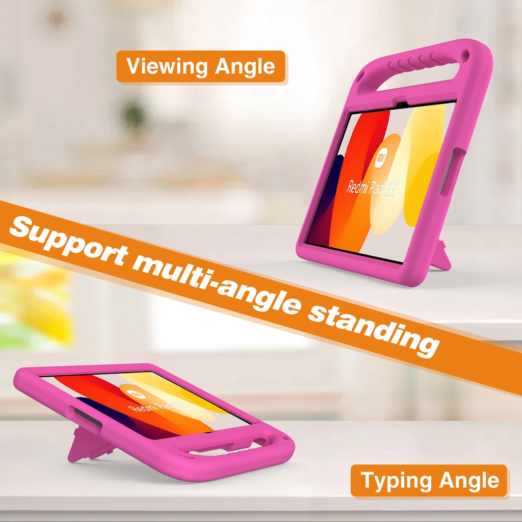 Ốp Bao Đựng Máy Tính Bảng Bằng Xốp eva Có Tay Cầm An Toàn Chống Sốc Cho Trẻ Em Cho xiaomi redmi pad se 11inch 2023 Ốp