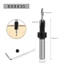 Yoo Countersink Khoan Chế Biến Gỗ Mũi Khoan Lỗ Khoan Cho Vít Counter Khoan Khoan Vít Countersunk 8 10MM Shank