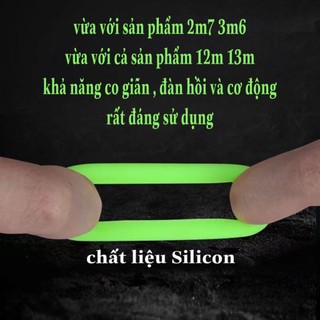 Vòng Silicon Xanh Cao Cấp  Co Giãn Tốt Cơ Động Hơn Di Chuyển Mọi Vị Trí Trên Thân Cần