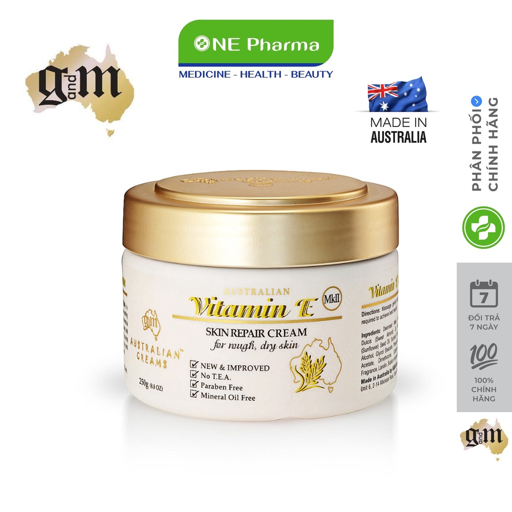 Kem dưỡng ẩm chăm sóc và phục hồi da Vitamin E Australian Creams MKII
