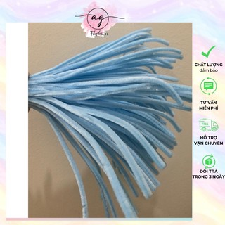 Kẽm Nhung Loại 1 Làm Hoa Handmade Màu Pastel Lông Dày Mịn AG.FASHION