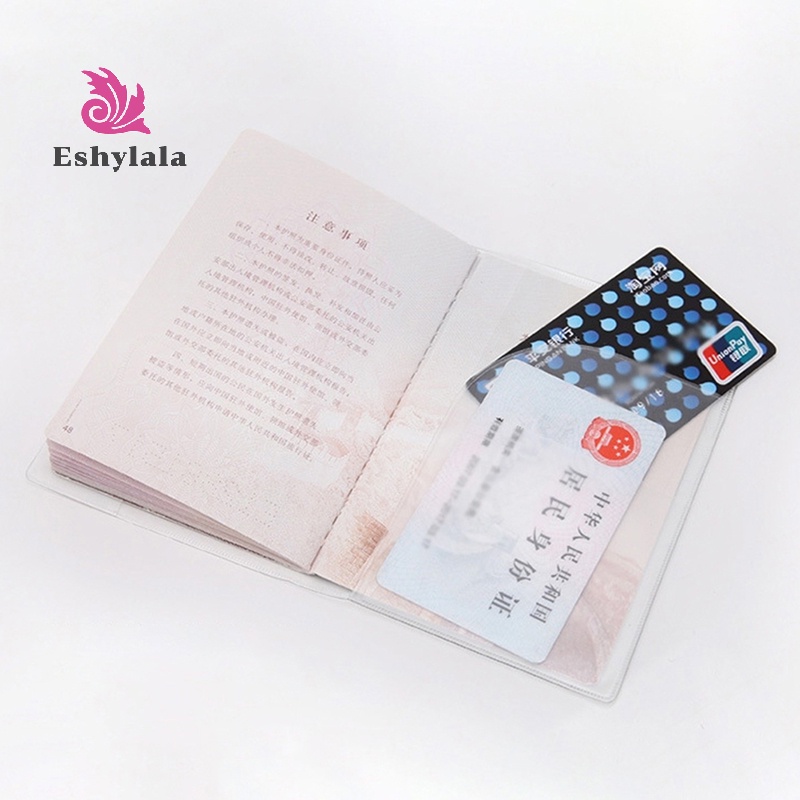 Vỏ hộ chiếu trong suốt trên túi đựng tài liệu chống nước Tay bảo vệ hộ chiếu [MỚI]
