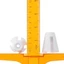 GỖ NHẤT 10 Chiếc Vuốt Cuộn Dây, Ống Chỉ 1.5 * 1.26 Inch Bằng Nhựa, Giá Đỡ Nón Trắng Tiện Lợi Cho Máy May