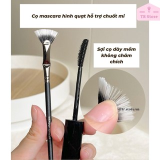Cọ mascara hình quạt chuốt mi tự nhiên Gecomo trang điểm mắt G1087