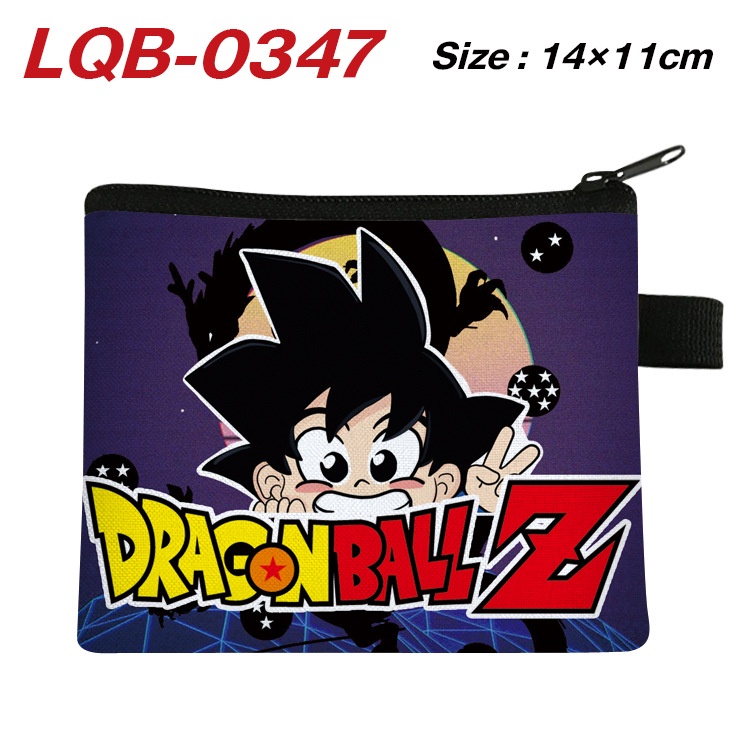 YT2 Dragon Ball Trẻ Em Zero Ví Hoạt Hình Túi Đựng Thẻ Di Động Móc Khóa Túi Bảo Quản Thẻ Tiền Xu Túi Xách Dễ Thương