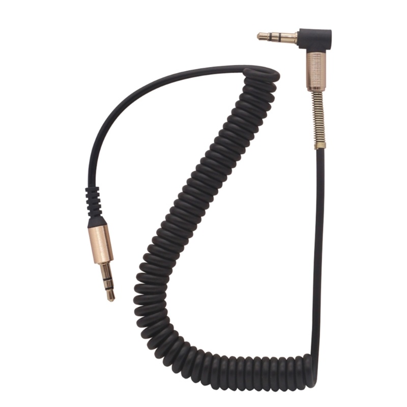 Cáp ELEGA 3 5MM 3 5 Jack Nam Đến Nam Dây AUX Dây Cáp lò xo co giãn