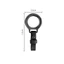 Móc khóa da YRBWD, Khóa thắt lưng hợp kim kẽm Carabiner, Dụng cụ ngoài trời di động tiện lợi Nhẫn chìa khóa nhỏ