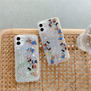 Ốp Điện Thoại Kim Tuyến Nước Trong Suốt Chống Sốc Chống Rơi Cho iphone 15 14 13 12 11 pro max plus