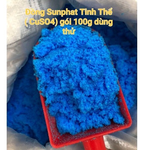Đồng Sunphat(CuSO4) làm Tinh thể, Xử lý nước hồ cá#gói 100g | Shopee ...