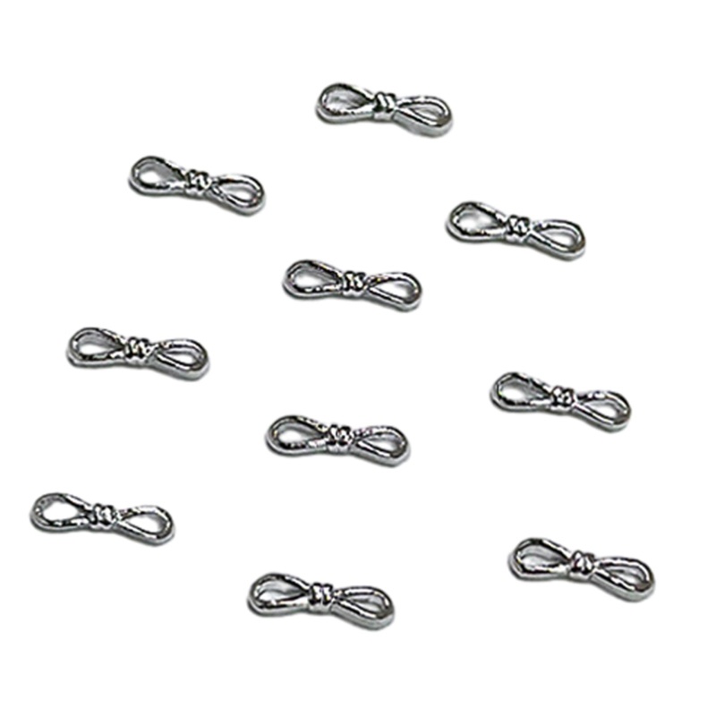 Set 10 Phụ Kiện Trang Trí Móng Tay Hình Bướm Bằng Hợp Kim Chuyên Dụng