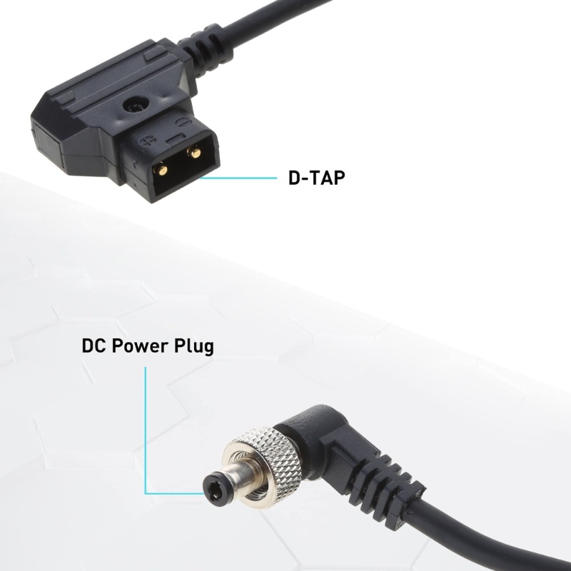 Góc cáp nguồn KING D-Tap sang DC2 1 DC2 5 cho màn hình hỗ trợ Video Atomos