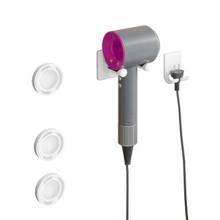 MANDY HOME Non-punching electric hair dryer support bathroom Dyson magnetic air suction tube accessories storage rack wall-mounted rack rack