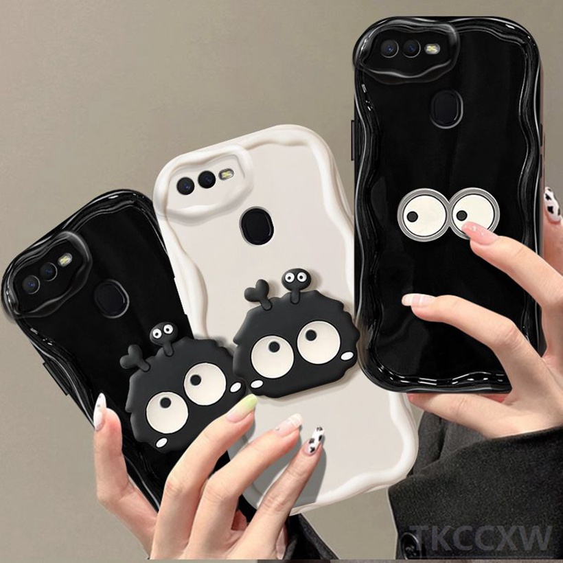 Ốp Điện Thoại TPU Mềm Chống Sốc Họa Tiết Hoạt Hình 3D Dễ Thương Cho OPPO A3S A5 AX5 A5S AX5S A7 AX7 A12 A12e A12S A8 A31 F9 Pro