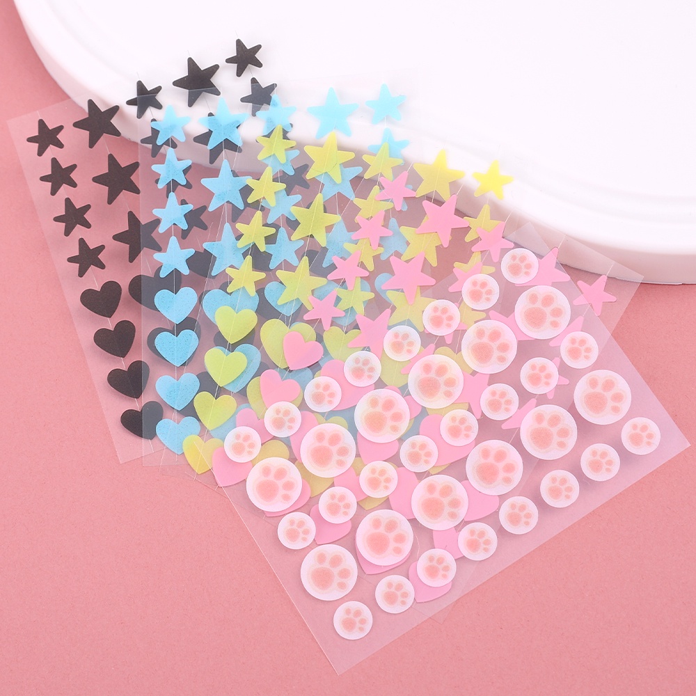 Miếng Dán Hydrocolloid Thoáng Khí Che Khuyết Điểm Mụn Vô Hình Nhẹ Nhàng Nhiều Màu Sắc Chăm Sóc Da Mặt - Dụng Cụ Chăm Sóc Da Mặt