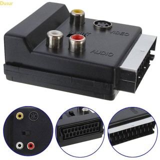 Đầu Nối Chuyển Đổi 20 Pin SCART Sang 3 RCA S-Video Video Sang 3RCA Jack S Video AV TV