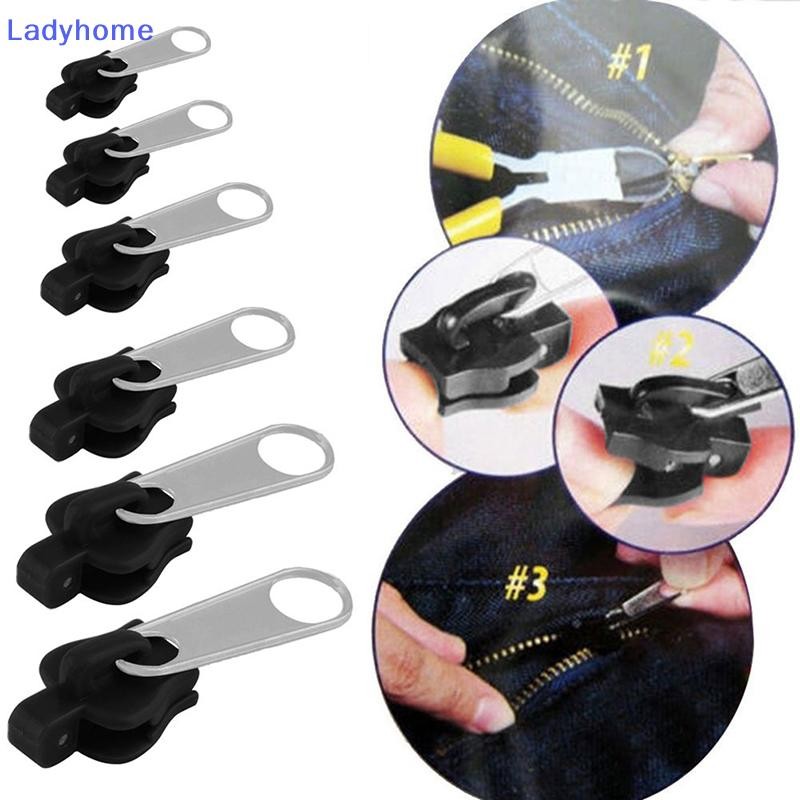 Lady 6 Chiếc Dây Kéo Đa Năng Sửa Chữa Dây Kéo Bộ Dụng Cụ Sửa Chữa Thay Thế Zip Thanh Trượt Cho DIY May VN