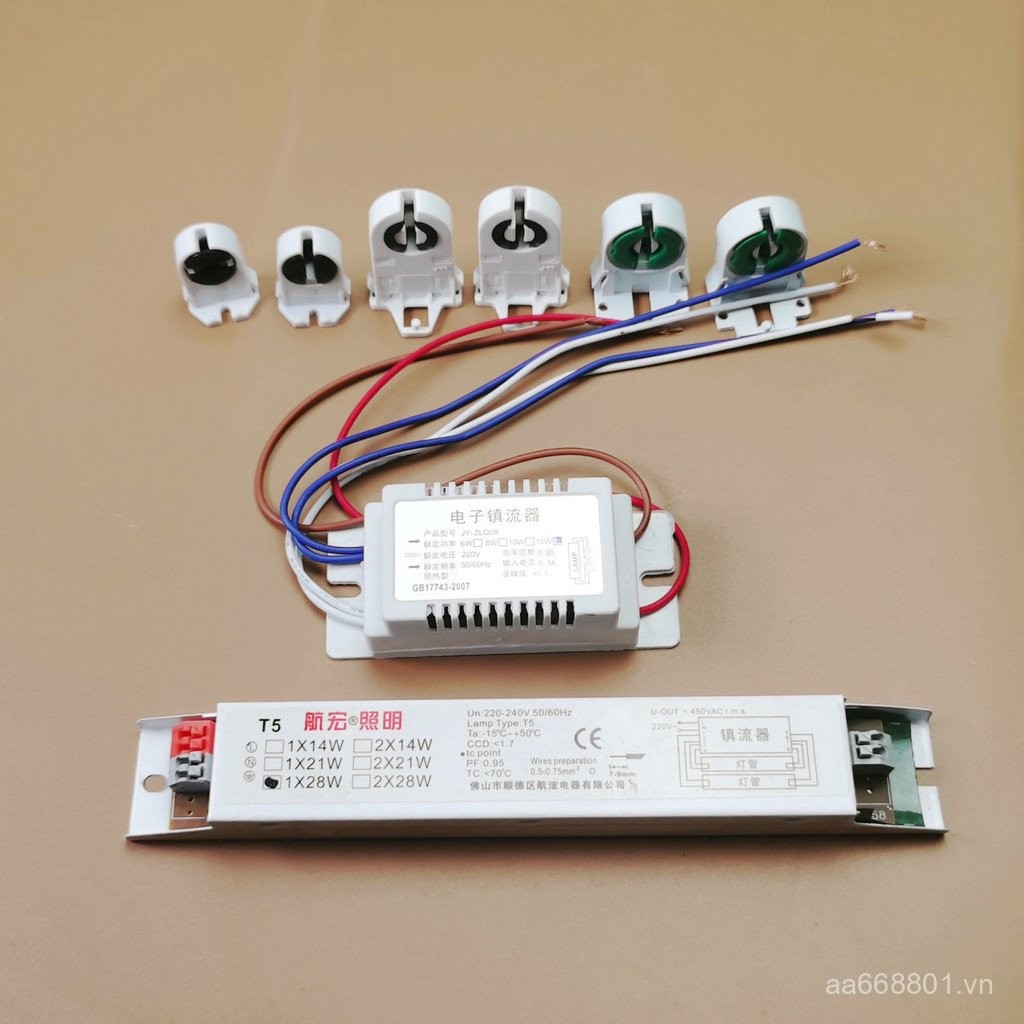 Giá đỡ ống đèn UV cho tủ khử trùng, đầu nối ballast, giá đỡ đầu cố định cho ống đèn